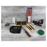 Saw Blades, Spade Bits, Small Miter Box and