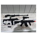 Electric and spring powered airsoft guns