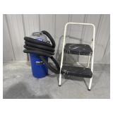 Shop Vac and Step Stool