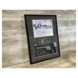 Framed Old West Photo and Revolver