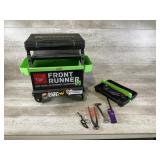 Shop Stool With Caddies And Tools