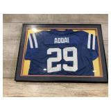Signed and Framed Joseph Addai Jersey