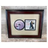 Framed display of the album Pain to Kill by