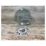 Glass Plate and Electric Lady Patch