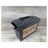 Ammo box with rounds of 5.56