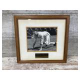 Framed Photograph of John T. Gordy, a Football