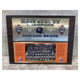 Commemorative Plaque Celebrating the Chicago