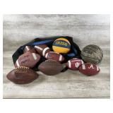 Footballs And Basketballs