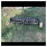 Lawn  Garden Towable Lawn Spike Aerator