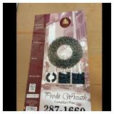 Enchanted Forest Pre-lit Canadian Pine Wreath