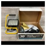 Portable Halogen Work Light and 30 FT Trouble Ligh