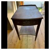 Carved floral motif Side Table