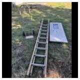 Tools Assortment Hand Truck Extension Ladder Utili
