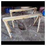 Pair of Foldable Sawhorses Model 30
