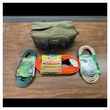 Chicago Electric Extension Cord  Tool Bag Set