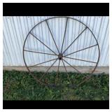 Outdoor Decor Wagon Wheel