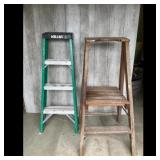 Keller Step Ladder and Step Stool Set