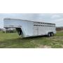 2002 24' Exxis Aluminum Stock Trailer
