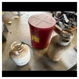 Justrite Oily Waste Can and Propane Tanks Justrite Oily Waste Can and Propane Tanks
