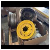 Assorted Metal Wheel Rim Collection Assorted Metal Wheel Rim Collection
