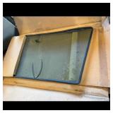 Framed glass panel Framed glass panel