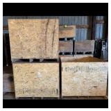 Wood Crate with labels Wood Crate with labels