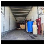 Semi trailer with contents Semi trailer with contents