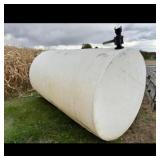 Large White Tank with top fitting. Large White Tank with top fitting.