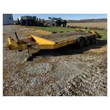 Tri Axle Equipment Trailer