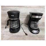 Mr Coffee and Hamilton Beach Coffee Makers