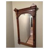 Vintage Wood Mirror