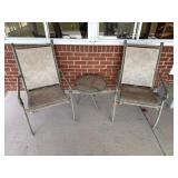 *Out Door* (2) Chairs and Small Table