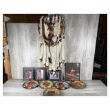Large Dream Catcher And Native American Pictures