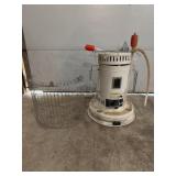Kerosene heater with 2 siphon pumps