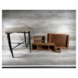 Wooden Box Displays And Table