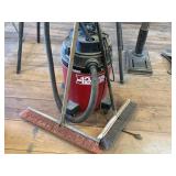 Shop Vac And Two Push Brooms