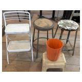 Step Stool, Metal Shop Stools
