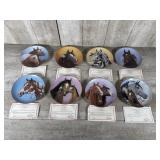 Danbury Mint Heritage Of Horses Plates