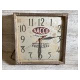 Sacco Fertilizer Clock