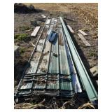 *Out Door* Green Barn Metal and Corners