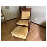 Vintage Rocker and Stool