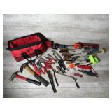 Tool Bag with Screwdrivers, Hammers,  Pliers,