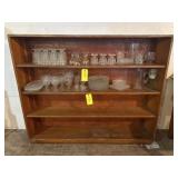 Wood Book Shelf Contents Not Included