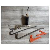 Torch, Caulk Gun, Pry Bars, and Miscellaneous