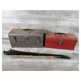 Metal Toolboxes And Zip Ties