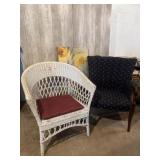 Two Chairs and Wall Art