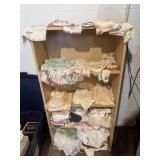 Linen and Doilies with Shelf