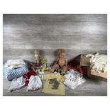 Vintage Baby Doll And Clothes