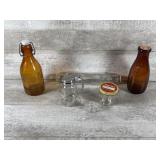 Glass Rolling Pin Peter Pan Jar