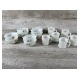 B.C. Comic Strip Milk Glass Bowls And Mugs